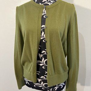 Banana Republic Kelly green cardigan
